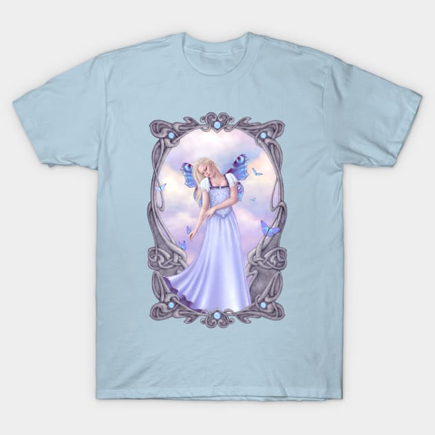 Opal Birthstone Fairy T-Shirt by silverstars
